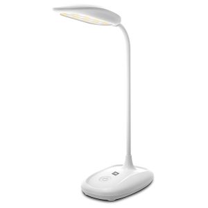 Лампа ЛЕД настільна з акумулятором Ridy Flex-01 біла "Євросвітло"