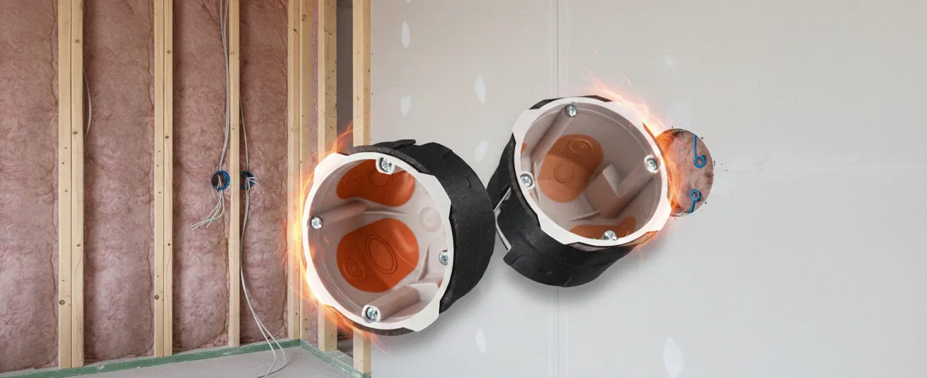 Огнестойкие коробки фирмы KOPOS