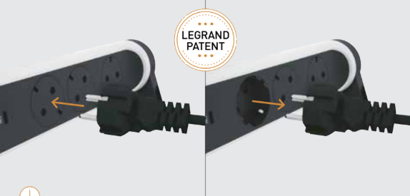 Універсальні подовжувачі та адаптери Legrand