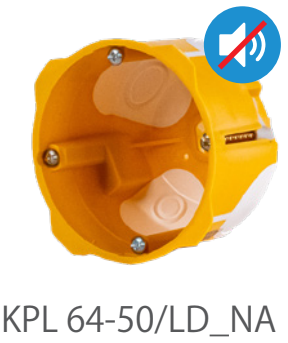 Електромонтажні коробки KOPOS з мембраною