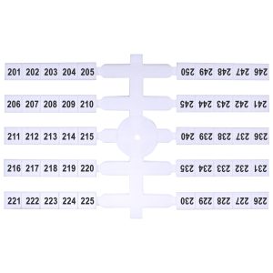 Маркувальна табличка (200шт.) EO3 (201-250)