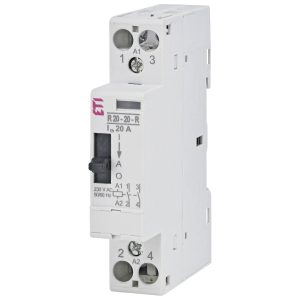Контактор    20 A  230V R-R 20-20 AC AC1 (з руч. керув) "ЕТІ"