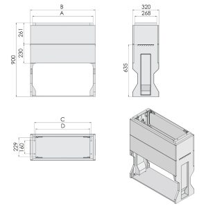 Дод. секція KVR-32 PE 40 (В262хШ397хГ320)