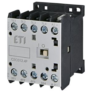 Контактор    12 A   24V 4NO 4P CEC 12.4Р DC 5.5kW; AC3 "ЕТІ"