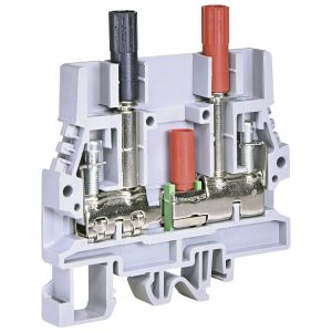 Клема гвинтова вимірювальна ESC-SCB.6/CD (6 мм2, з роз'ємами, для вимір. струму, сіра)