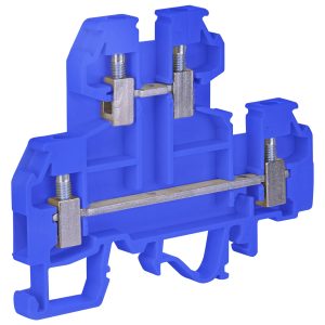 Клема гвинтова-нейтральна дворівнева VS 2.5 NA N (2,5 mm2_синя)