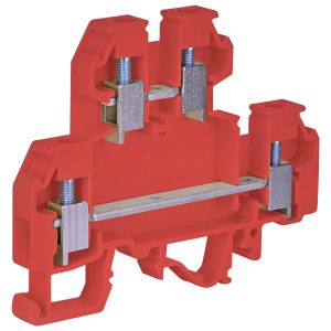 Клема гвинтова-живлення дворівнева VS 4 NA +  (4 mm2_червона)