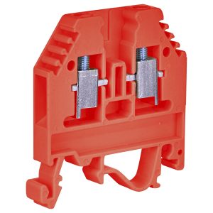 Клема гвинтова-живлення під тримач VSV 4 PA +  (4 mm2_червона)