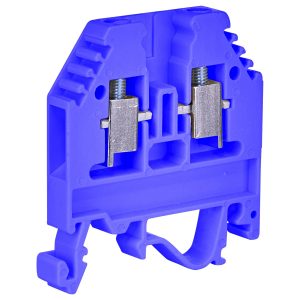Клема гвинтова-нейтральна під тримач VSV 4 PA N  (4 mm2_синя)