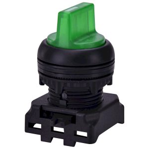 Поворотный переключатель EGS2I-N-G (2-х поз., с фикс. с подсв. 0-1, 45°, зеленый)