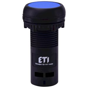 Кнопка моноблочна заглиблена ECF-01-B (1NC, синя)
