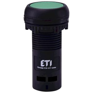 Кнопка моноблочна заглиблена ECF-01-G (1NC, зелена)