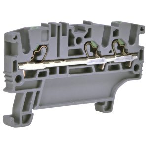 Клемма пружинна ESH-EFC.2/1+2 (2,5 мм2, сіра, 1вх.+2вих., push-in)