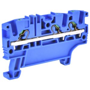 Клемма пружинна ESH-EFC.2/1+2B (2,5 мм2, синя, 1вх.+2вих., push-in)