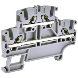 Клемма пружинна дворівнева ESH-EFD.2 (2,5 мм2, сіра, push-in)