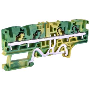Клемма пружинна заземлююча ESH-EFCE.4/2+2 (4 мм2, жовто-зел., 2вх.+2вих., push-in)