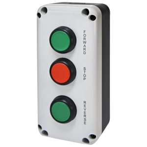 Кнопочний пост 3-модул. ESB3-V6 (Standart, "FORWARD/STOP/REVERSE", зелен./червон./зелен.)