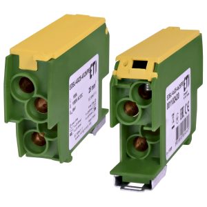 Блок розподільчий EDBJ-4x25-4x25PE (100A, 1000V AC/DC, IN: 4x25, OUT: 4x25)