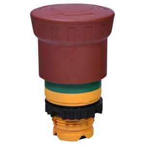 Кнопка-модуль грибок NSE-PBM-T-RG (черв./зел., відкл. поворотом, з індикацією)