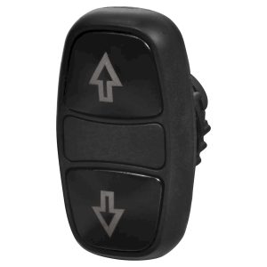 Кнопка-модуль здвоєна NSE-PB2/CC-FR ("^/v", чорна)