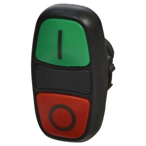 Кнопка-модуль здвоєна NSE-PB2/RG-IO ("I/0", зелена/червона)