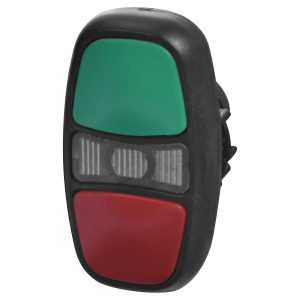 Кнопка-модуль здвоєна з підсв. NSE-PB2I/RG (зелена/червона)