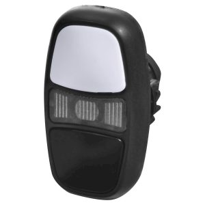 Кнопка-модуль здвоєна з підсв. NSE-PB2I/WC (чорна/біла)