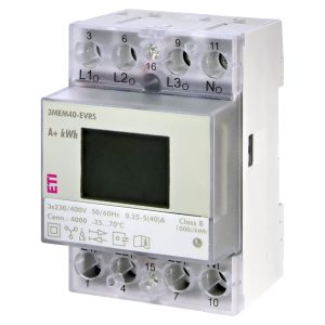 Лічильник 3-фазн. 3MEM40-EVRS (40А, ІЧ порт, RS-485, EVSE)