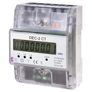 Лічильник 3-фазн. DEC-2 CT (6А, з ТС, 4.5мод.)
