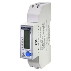 Лічильник 1-фазн. DEC-1MP (100А, RS-485, MODBUS RTU, +мультиметр, імпульсний вихід, 1мод.)