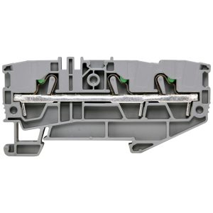 Клема пружинна ESH-EFC.6/1+2 (6 мм2, сіра, 1вх.+2вих., push-in)