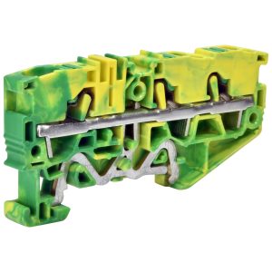 Клема пружинна заземляюча ESH-EFCE.6/1+2 (6 мм2, жовто-зел., 1вх.+2вих., push-in)