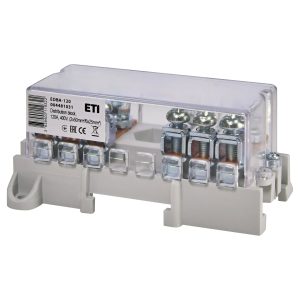 Блок розподільчий EDBA-120 (120А, 400В, 2х50мм.кв./6х25мм.кв.)