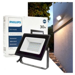 Прожектор ЛЕД 30W 3000K 2400Lm IP65 BVP156 G224/WW WB (2 роки) "PHILIPS" (MB)