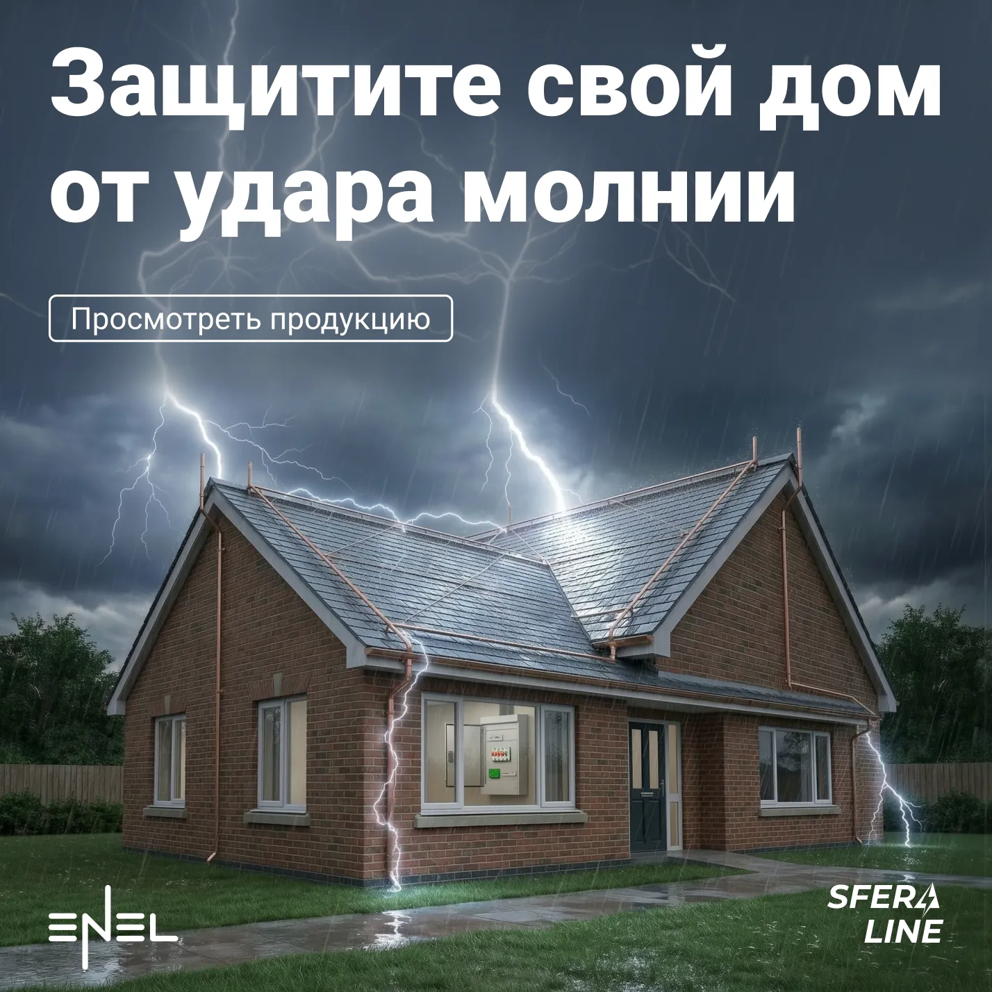 Энел | Молниезащита и заземление для дома и промышленности