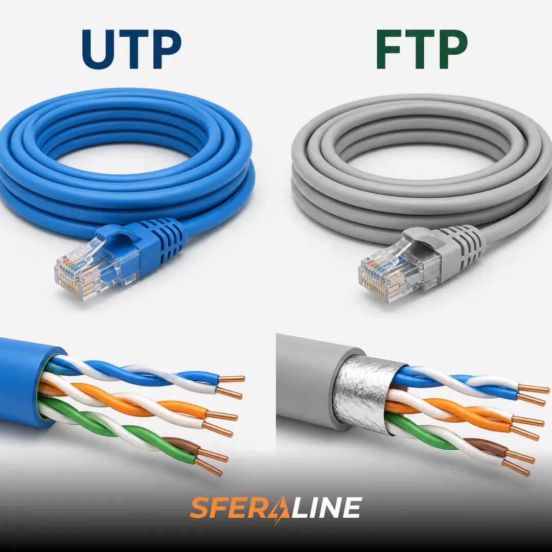 Как выбрать интернет кабель | FTP или UTP