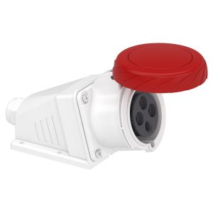 Розетка 124 стаціонарна 3Р+PЕ 32А 380В IP67 (C3)