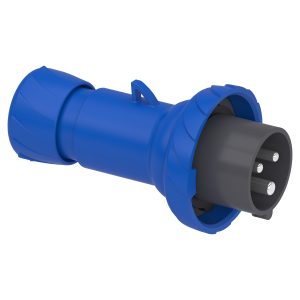 Вилка 013 переносна 2Р+PЕ 16А 220В IP67 (C3)