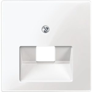 Накладка RJ45 наклонна SistemM білий блиск (C3)