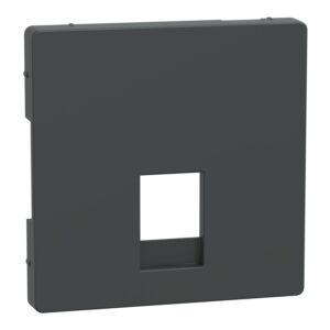 Панель розетки телефонної RJ11/12 внутрішня. "D-Life" антрацит (C3)