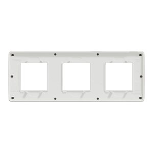 Рамка 3-х кратна "Studio Color" Шоколад/білий (C3)