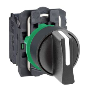 Перемикач 1-0-2 з фіксацією чорний 2НО