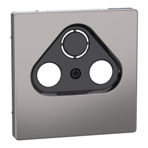 Панель розетки Tv-sat 3 отвора "D-Life" нікель