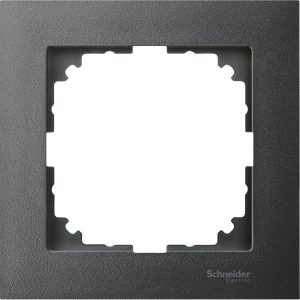 Рамка 1-а кратна "M-pure" антрацит полікарбонат (C2)