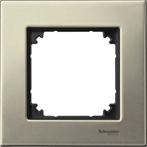 Рамка 1-а кратна "M-elegance" титан метал (C3)