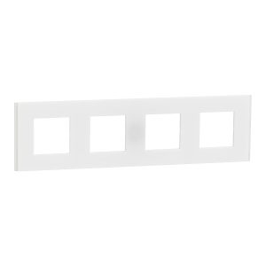 Рамка 4-х кратна Unica Deco Material, матовий білий