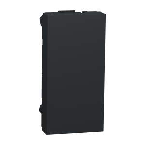 Заглушка 1-мод. "UNICA NEW" антрацит (C1)