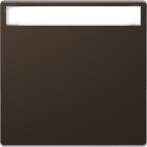 Клавіша вимикача 1-клавішна з полем для напису "D-Life" мокко