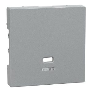Панель вимикача зі шнурком і індикацією, алюміній, "System M"