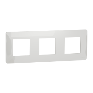 Рамка 3-х кратна "Studio" біла (C1)